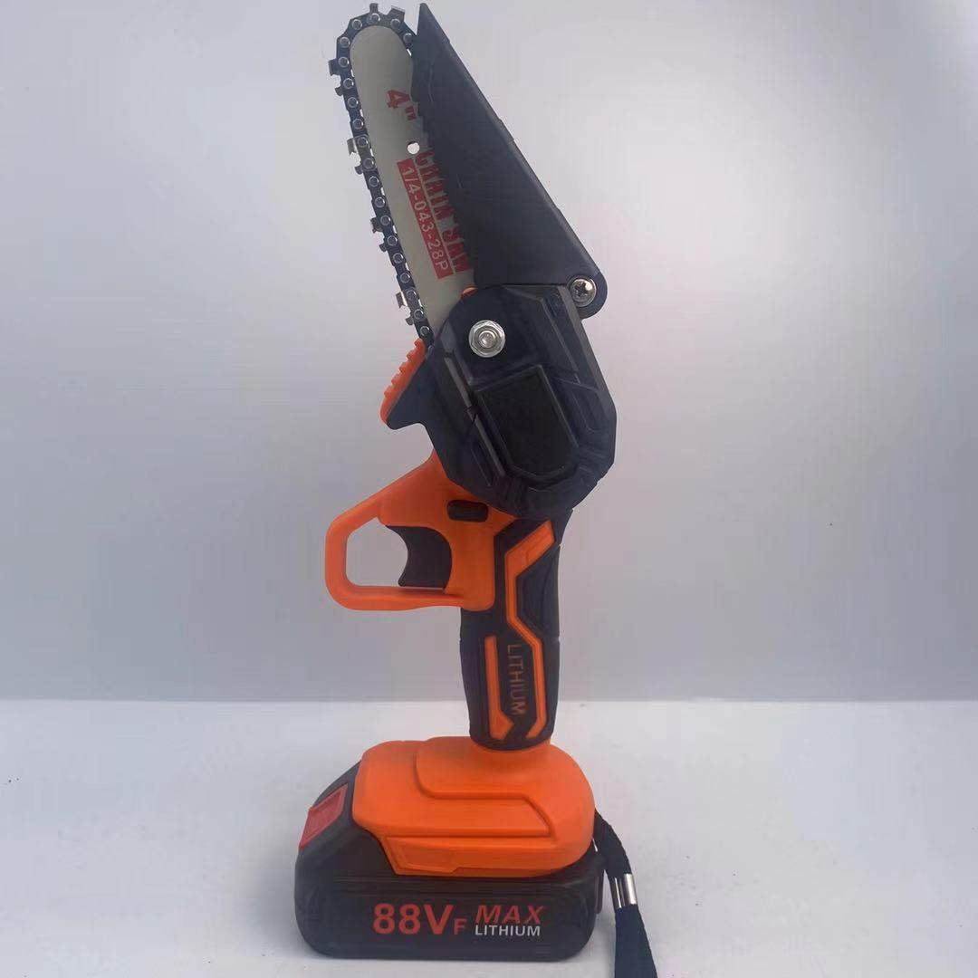 4寸迷你锯电锯家用小型手持锯充电式锂电手电锯户外伐木锯木神器