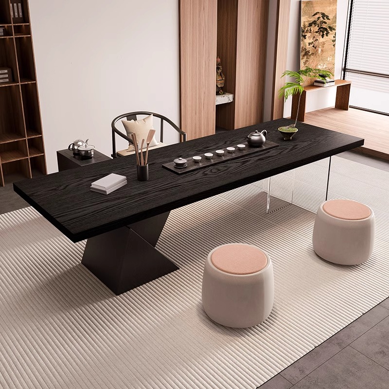 实木大板茶几家用高级感办公室