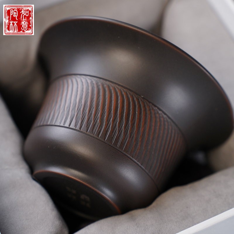 輕松懸停不燙手手工將軍蓋碗