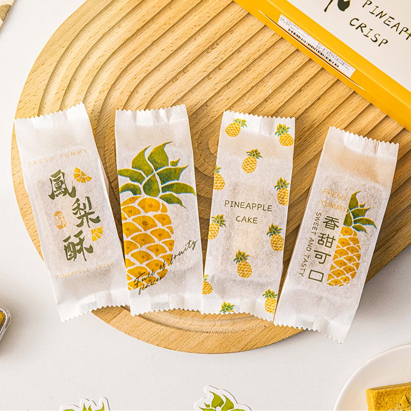 速发凤梨酥包装袋绵纸机封袋底托包装盒子黄梨酥一次性单独立中秋