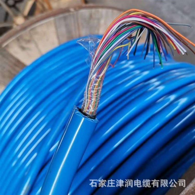 速发MHYAV-20*2*0.8矿用竖井电缆MHYS2铠装通信电缆