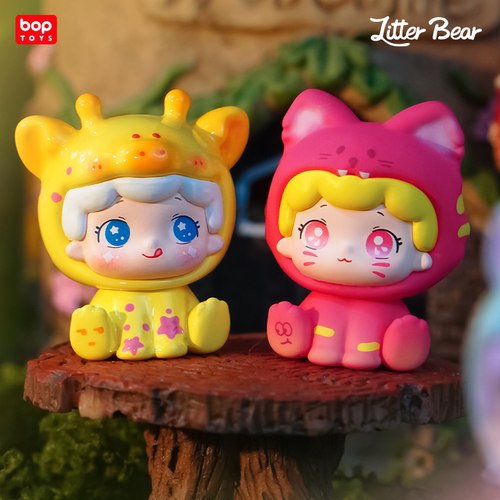 【新品】潮玩波普litter点点森林奇妙城系列透色盲盒迷你mini萌粒