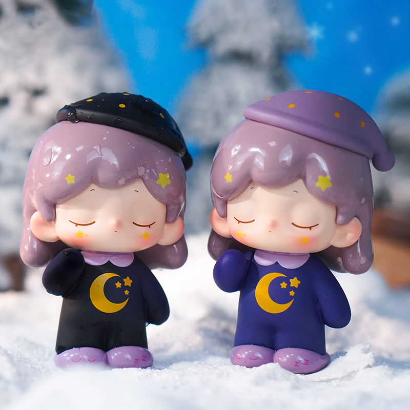 潮玩波普HANABEAR甜甜时光秀系列盲盒温变公仔手办女生桌面摆件礼