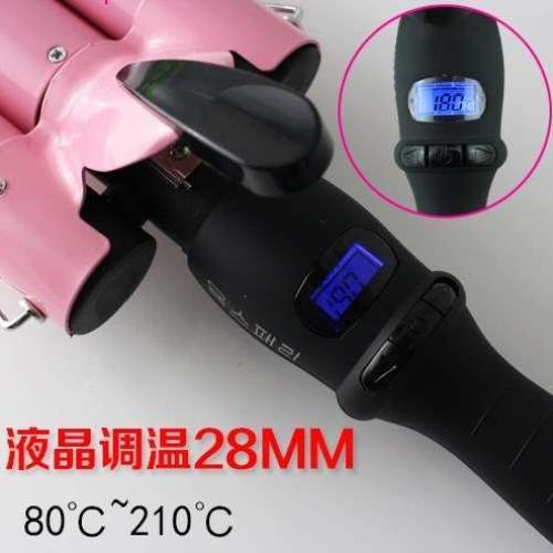 卷发器头熨板负离子波浪夹烫玉米棒水波纹蛋卷蝴蝶卷发学生夹板电