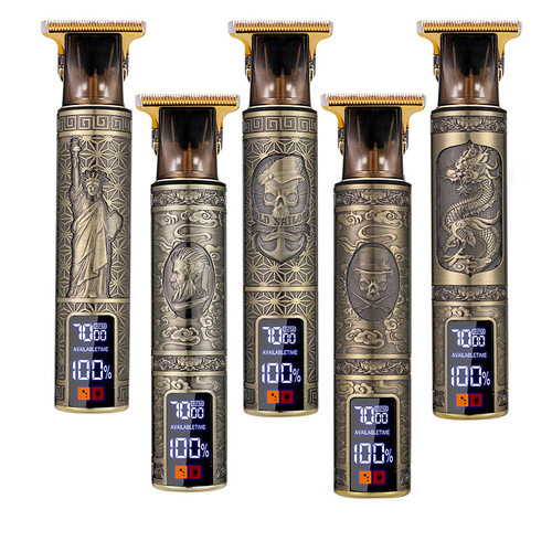 大数显理发器三档调速光头电推子