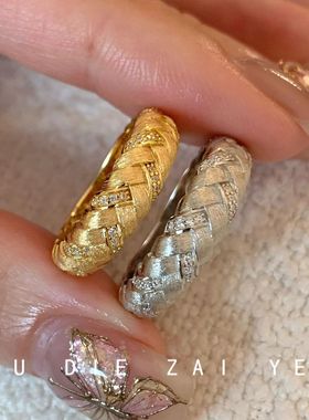 桃思竹vintage麦穗编织