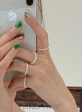 温柔风越戴越爱~迷你珍珠