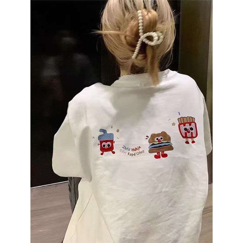 100%纯棉韩版甜美卡通印