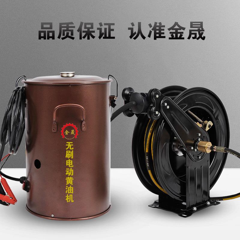 电动无刷大机功率黄油机24v220v全油自动黄挖用IGU专大容量注油器