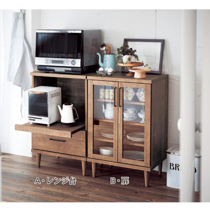 0日小式餐边柜实木尺寸窄靠墙矮柜微波炉茶水柜餐客厅J储物柜F76S