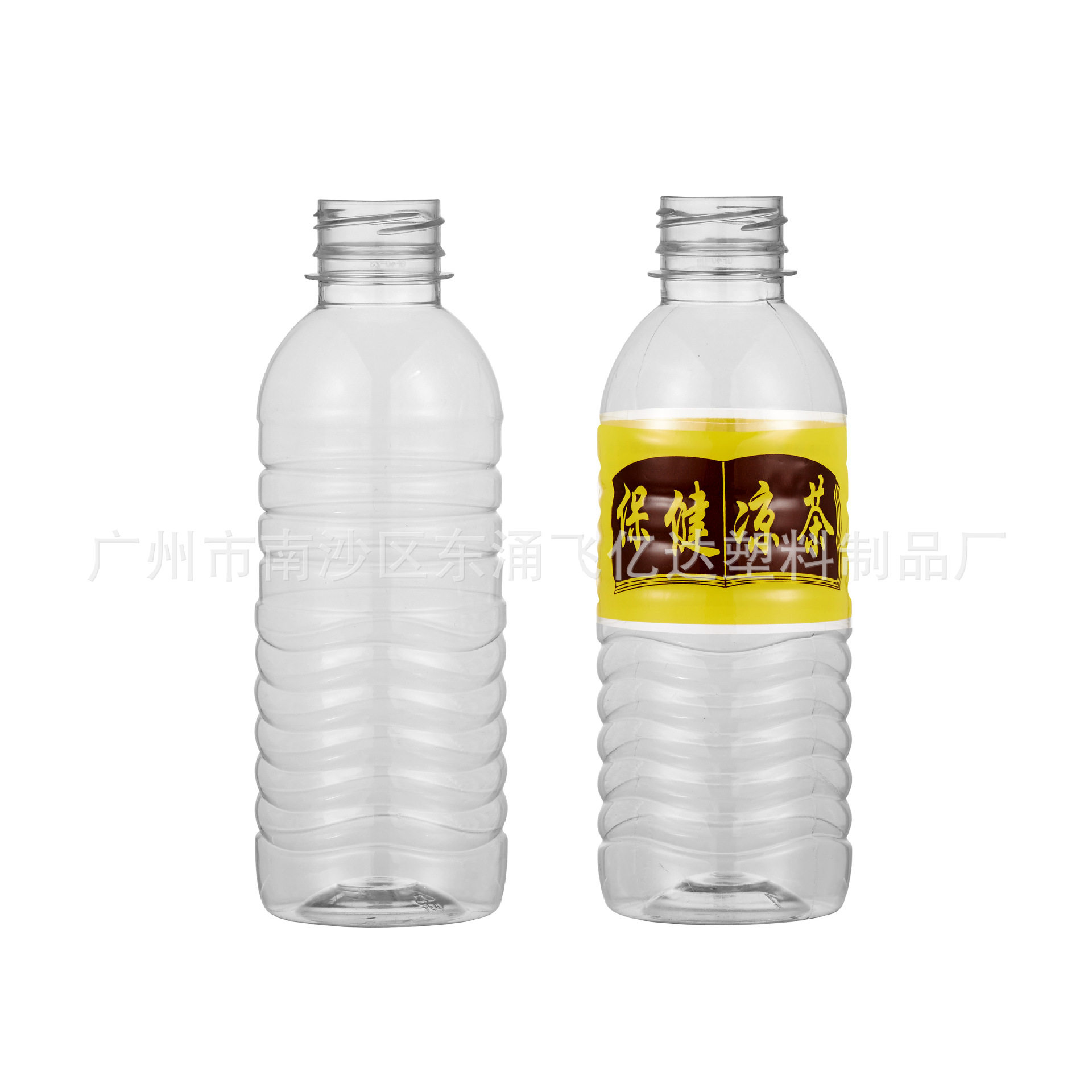 一次性带标签PET凉茶瓶150个