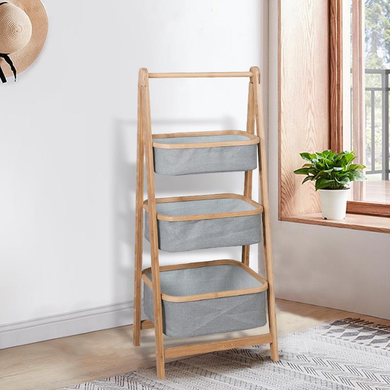 日式卧室布艺可折叠衣篮衣物收脏洗服纳筐脏衣衣篓家用脏F97HM75J