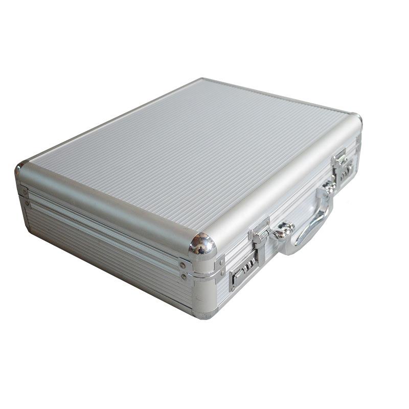 带350箱锁铝合金手仪提密码工具子器设声卡票据文备件样品收纳箱