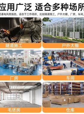 手提式轴流机20v送风机家用型排风机KKQ有限小空间通2风风设备鼓