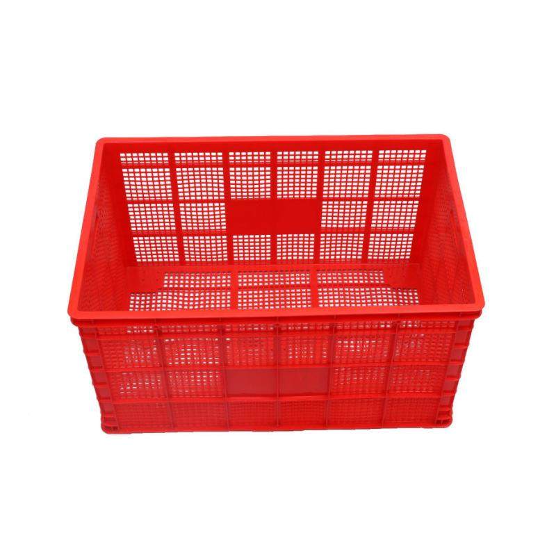 蓝色加厚大号一米筐塑料筐长周方形服装厂分拣胶筐PXP框子转框收