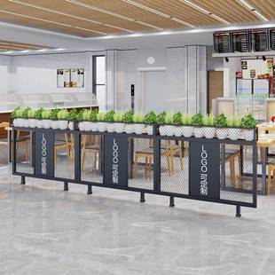 工业风花架扶手栅栏餐卡过酒座吧屏风道装厅饰545简约铁艺矮隔断