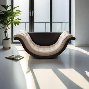 香蕉摇船家型用摇多功能懒人沙发实木阳台客椅厅摇DF6558椅小户单