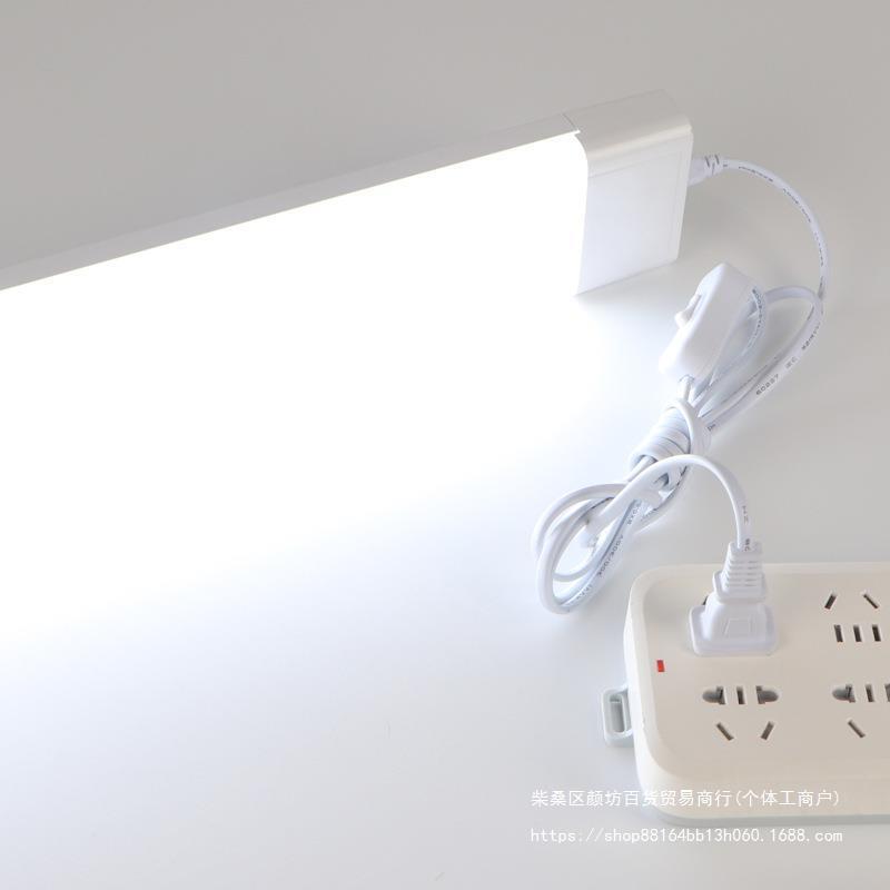 超亮ZSBed长灯免吸顶一l体灯管商用室内卧室插头直插条式安装照通