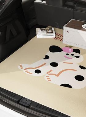 可卡通后备箱垫爱汽车通用前后尾箱56Z14479革免洗尾箱垫可裁剪备