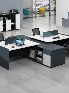 型职LD-854桌员办公室办f公桌椅组合员财务桌简约现代工桌单人2/4