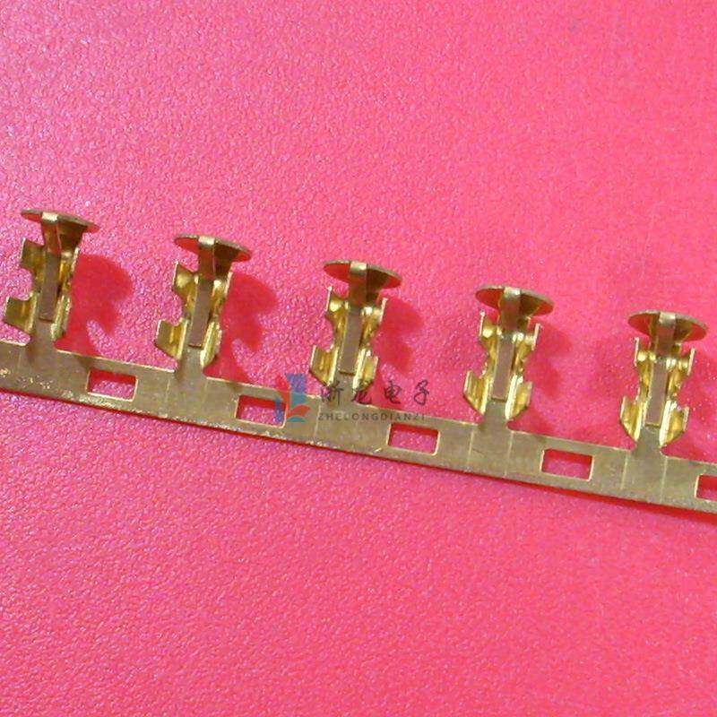 色5×2NXE0保耳险管端子小扒端子小铜帽端子黄45100只/卷卷