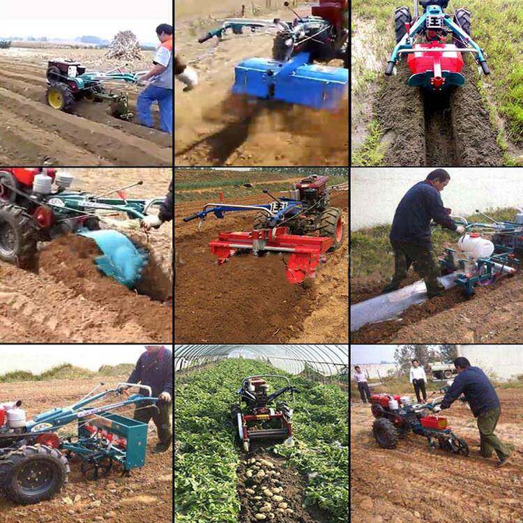 农机械家庭用手扶拖业拉机区地链轨微耕机CSK山柴油汽动力拖拉机