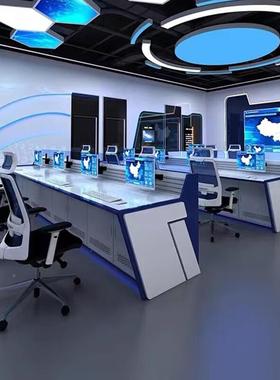 室安防监控操作台室控制台指挥KL589中心调度台鉴电定监控中控脑