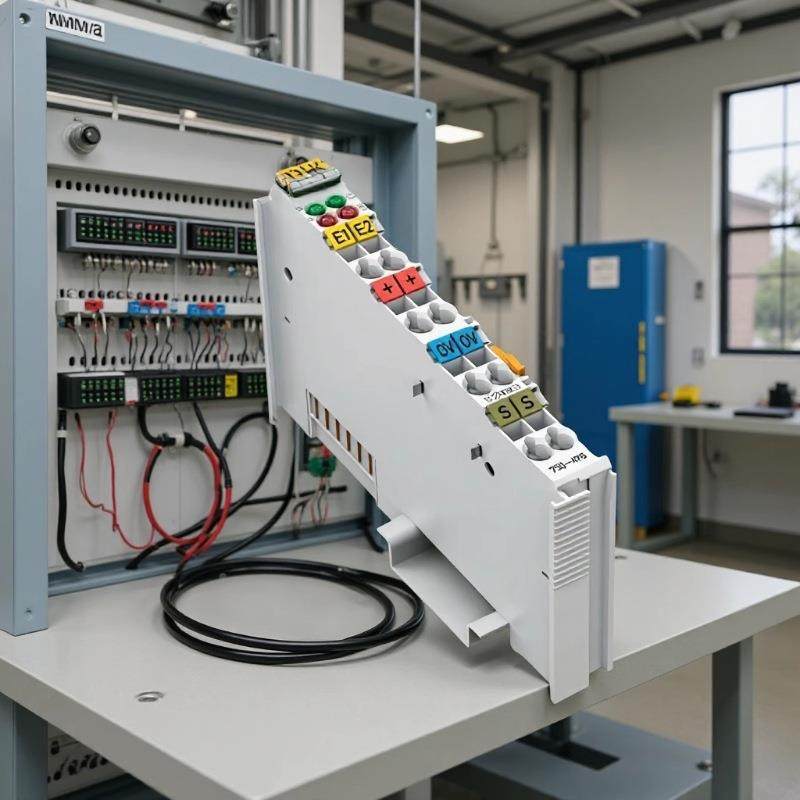 WAG程O德750-478-国万可PLC编控制器工控系统2V4供电电源跨接触点