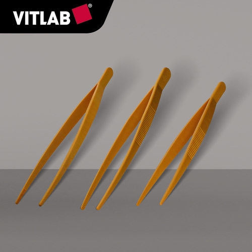 德国VITLABPOM黄钝头镊子