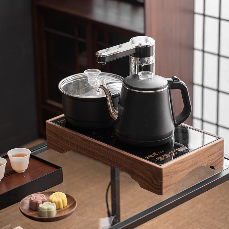 支架实木框茶炉摆边框子3720电磁茶台框c桌KUHm嵌入架式胡桃电木