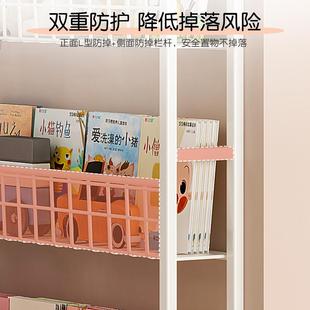 门后置物架铁艺书架落地儿童简易极窄夹缝墙上壁挂家用收
