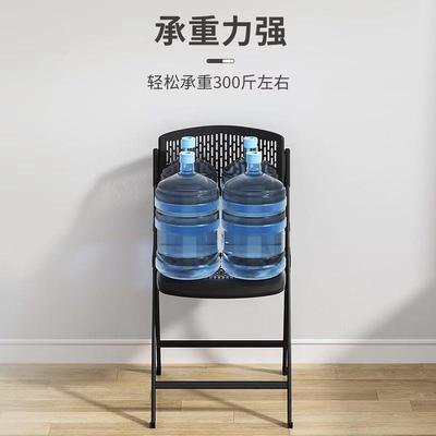 靠背椅简约可收折的椅子折叠椅阳台吧台折叠椅收折椅子家用办公椅