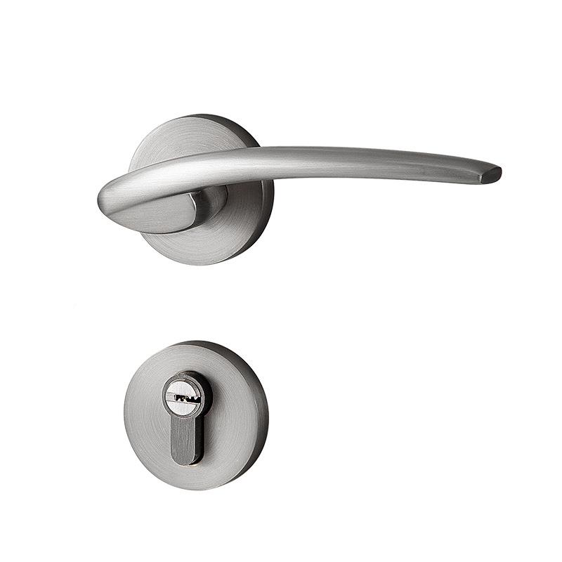 爵士美哥式黑色门室内锁卧室房门EDO锁生间木门把手家卫用静音锁