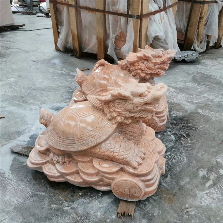 石龟摆件石雕青石龟石头龟龙头龟喷水石龟庭院户外