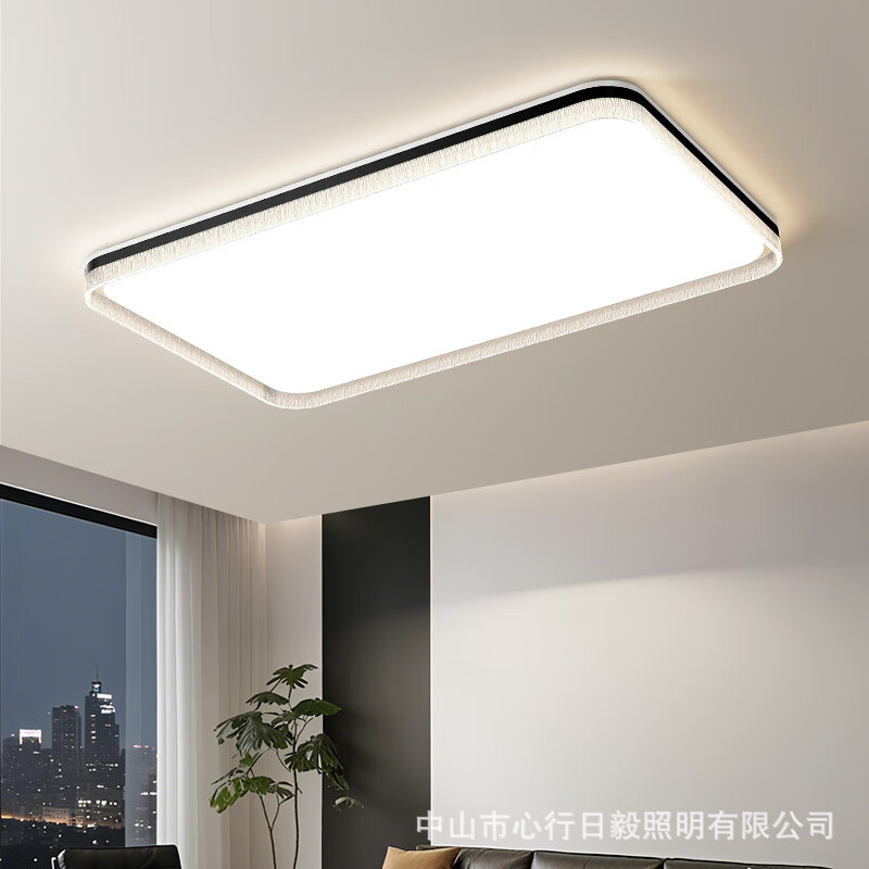 卧室吸顶灯圆形主卧房间2026新款简约现代客厅圆灯书房轻奢感