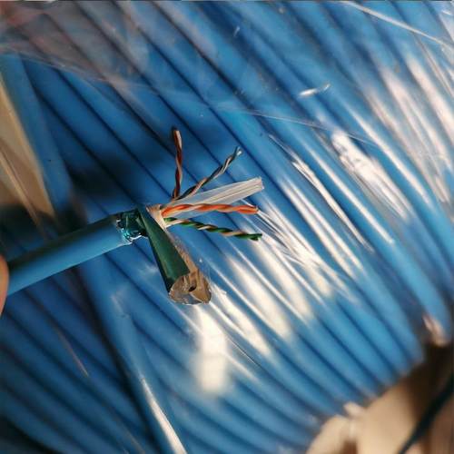 超六类屏G低烟无卤26线规UL6ASD04B蔽U-E网线TX6A万兆双01P绞线