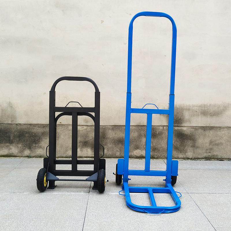 小黑小可折行李搬运蓝车车载便携拉货车叠卸货海车鲜市NGS场搬运