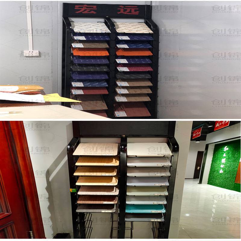 门板展示架橱柜门板样品展架勾300*400艺术玻璃展架涂料样板王涛