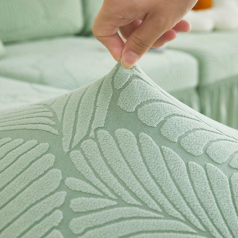 防三一座贵妃沙发套罩裙无品牌/边弹力全包通用型沙发滑垫盖布保