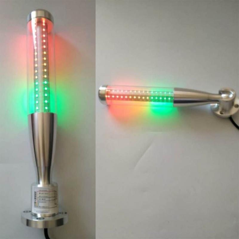 三色多层灯警报灯LE指D机床信号示灯警示塔2JS-34V带蜂鸣灯器警示