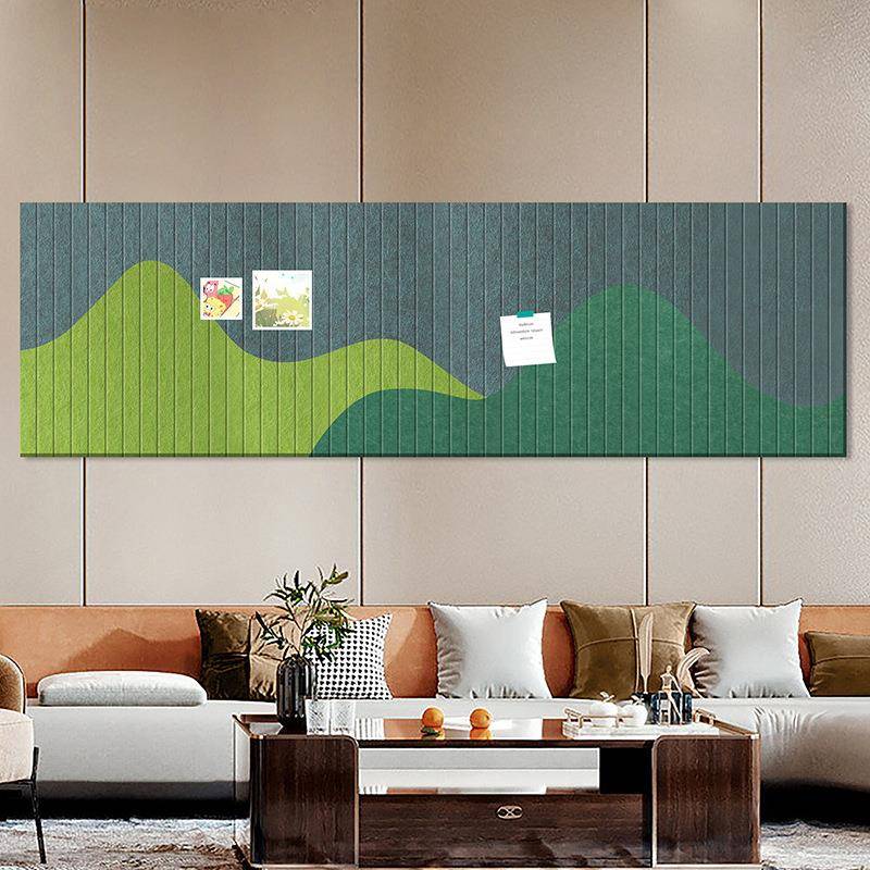 山峦细纹毛墙毡墙软木板RIO家居背景贴装饰贴江轻苏毛毡墙贴厂家