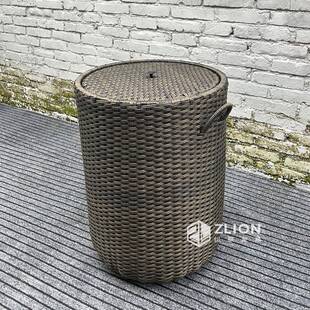 脏衣篓衣服收纳筐藤编篮子家用防水防晒洗衣篮网红玩具娃娃收纳桶