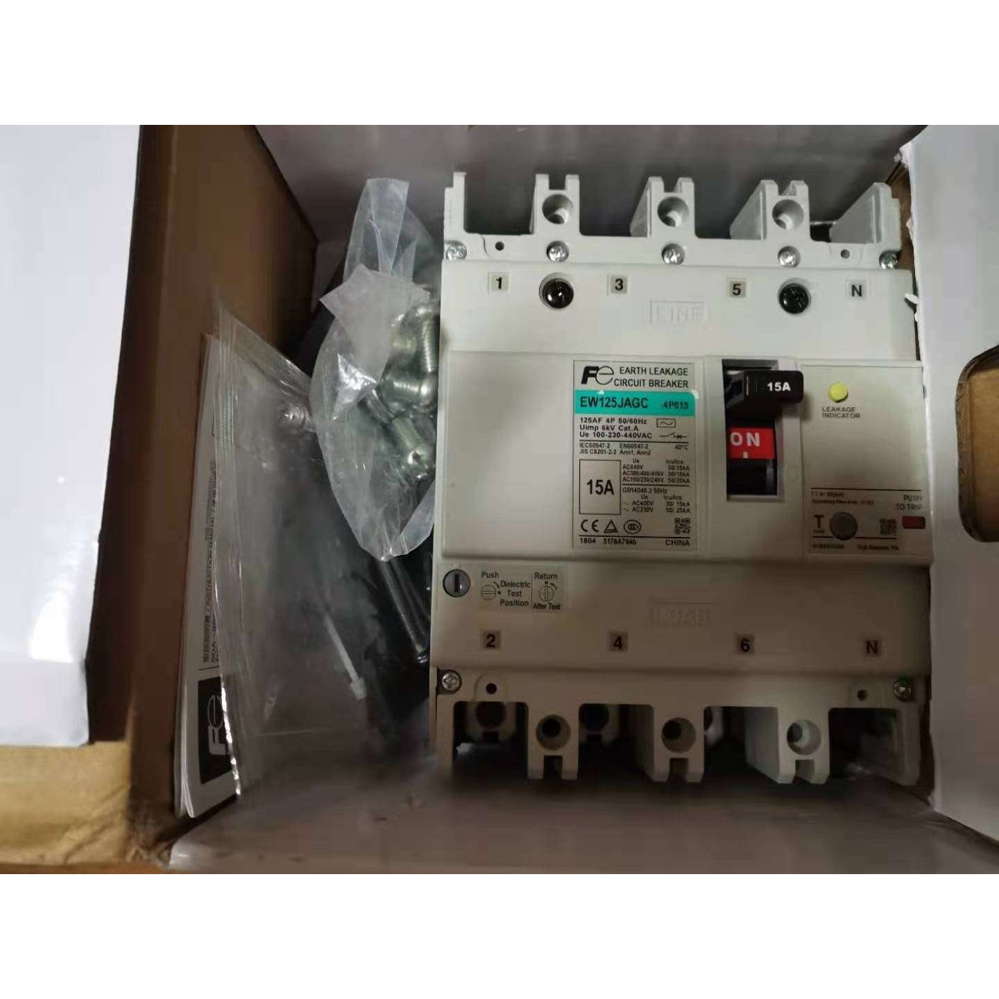 富士漏电断路器EW250JAGC 3P125A 150A 160A 175A 200A 225A 250A