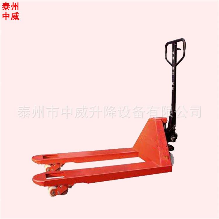 直销重型5吨手动油压叉车托盘搬运地牛5000公斤手拉小坦克