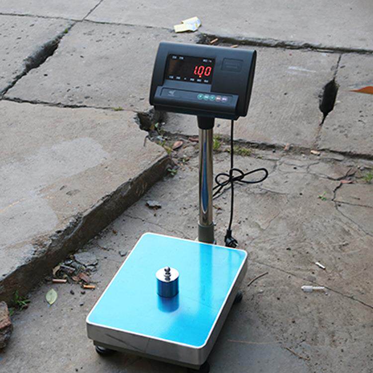 上海电子台称TCS-60kg/5g高精度落地电子秤60公斤工业台秤