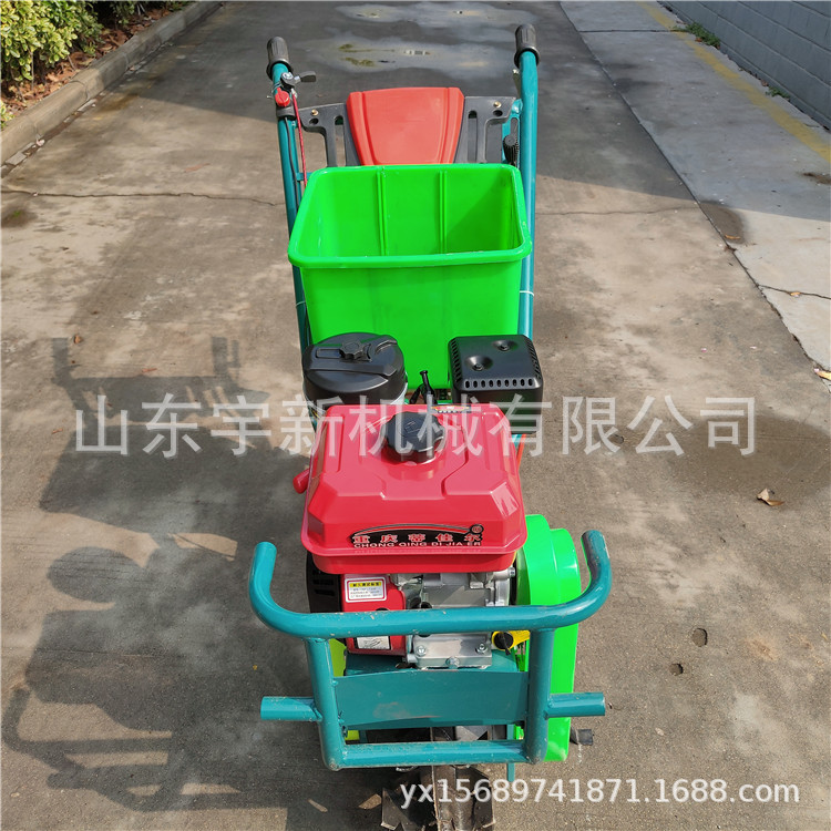 手推柴油小型双行玉米播种机