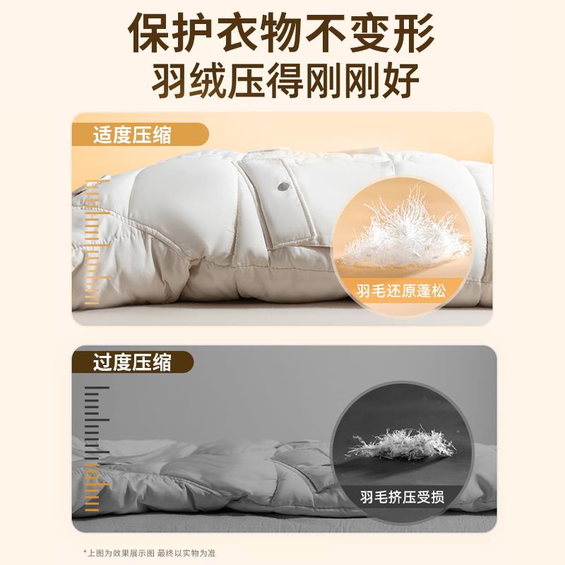 绒衣服收袋纳袋真空压缩被zhang766子式防尘罩抽挂衣羽物外套整理