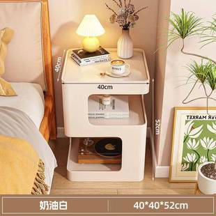 现代简几约小户型客油厅沙发边可51807移动奶风茶迷你几创意铁艺