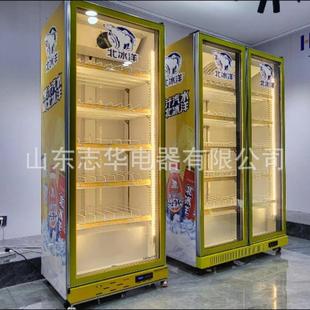 饮超市哇冰箱冷柜单双三 LNL哈藏哈啤酒柜料冷藏展示柜保鲜柜立式