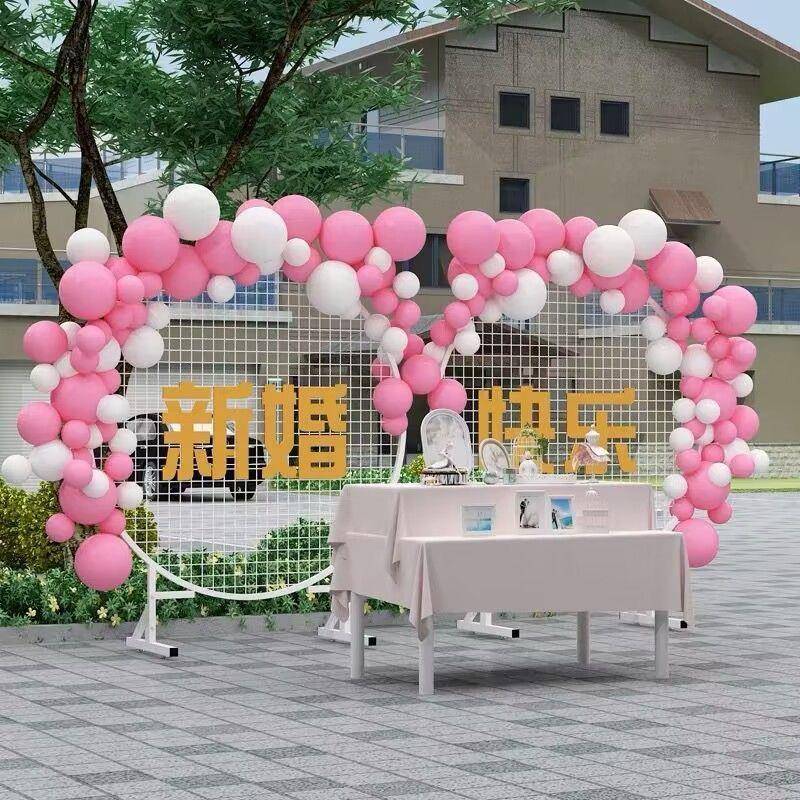 铁丝网落地网格片架幼儿61作品饰展示架婚形庆装圆立式移动照片园